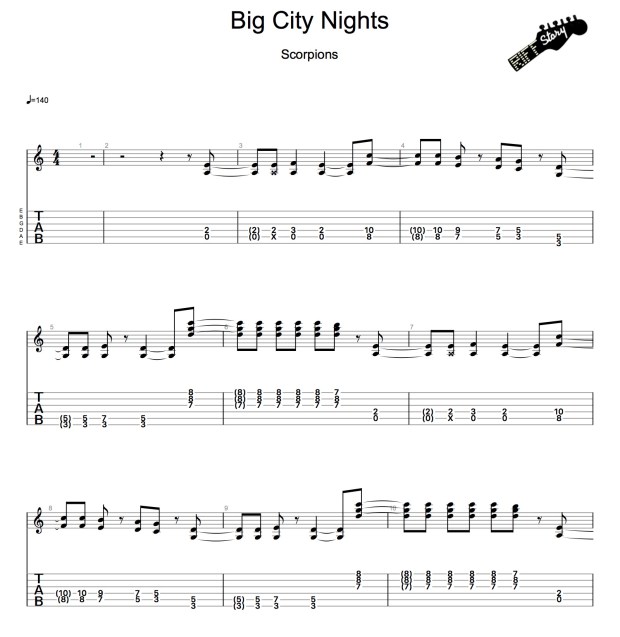 Scorpions - Big City Nights-1