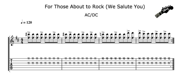 For Those About to Rock We Salute You