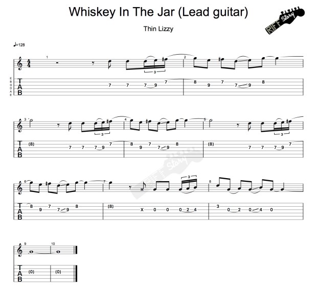Whiskey In The Jar (Lead guitar)-1
