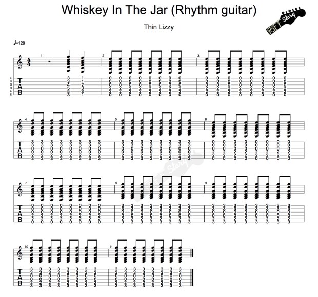 Whiskey In The Jar (Rhythm guitar)-1